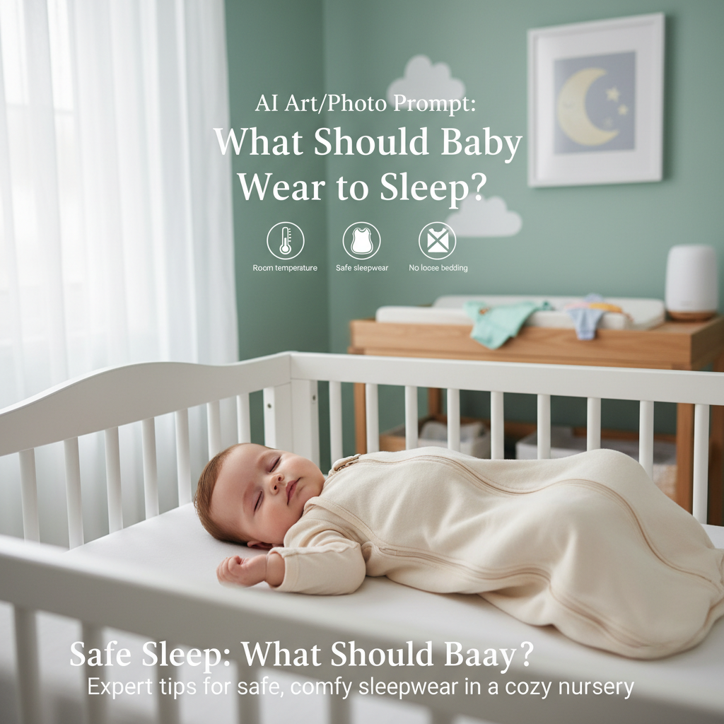 Safe Sleep: What Should Baby Wear? Expert tips for safe, comfy sleepwear in a cozy nursery.