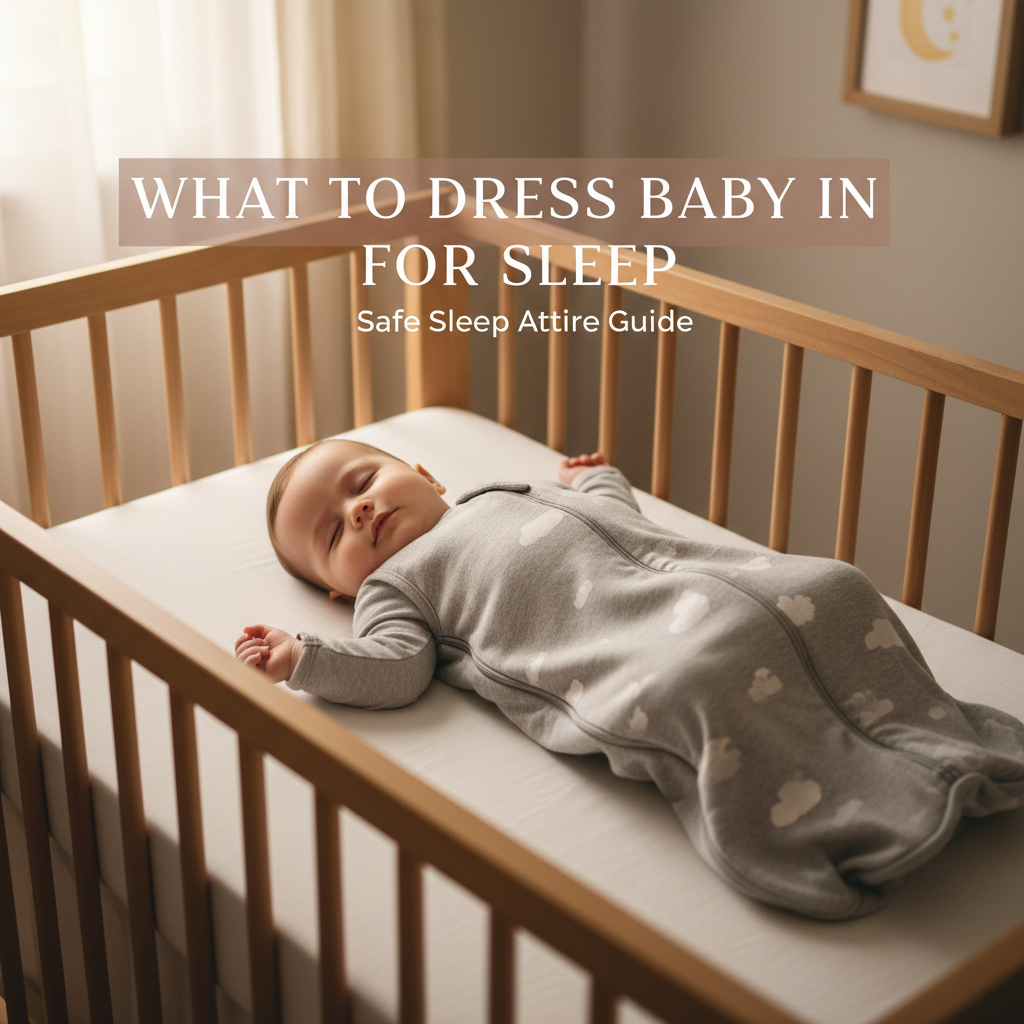 alt_text: Sleeping baby in a crib, dressed in a safe sleep sack, cozy and following safe sleep guidelines.