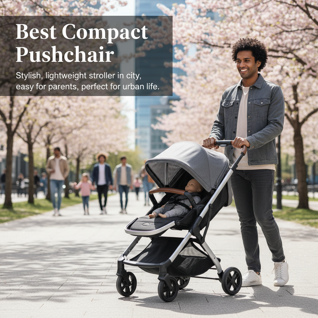 Best Compact Pushchair: Stylish, lightweight stroller in city, easy for parents, perfect for urban life.