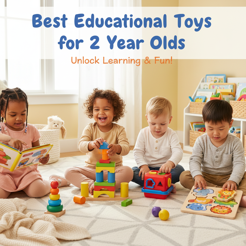 alt_text: Toddlers play with colorful educational toys in a bright, cozy playroom, inspiring learning and fun.